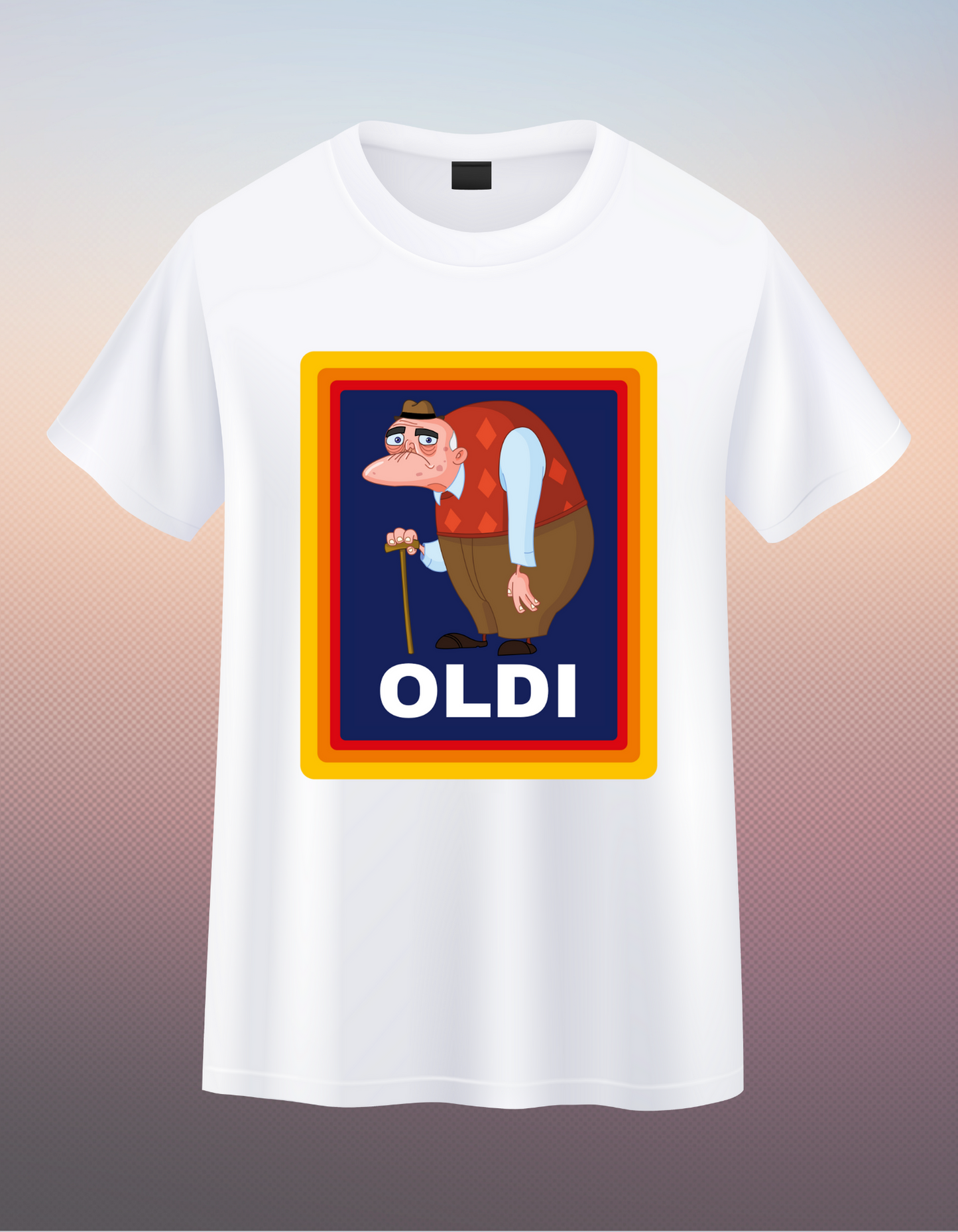 OLDI T-Shirt – Classic Humor with a Parody Twist