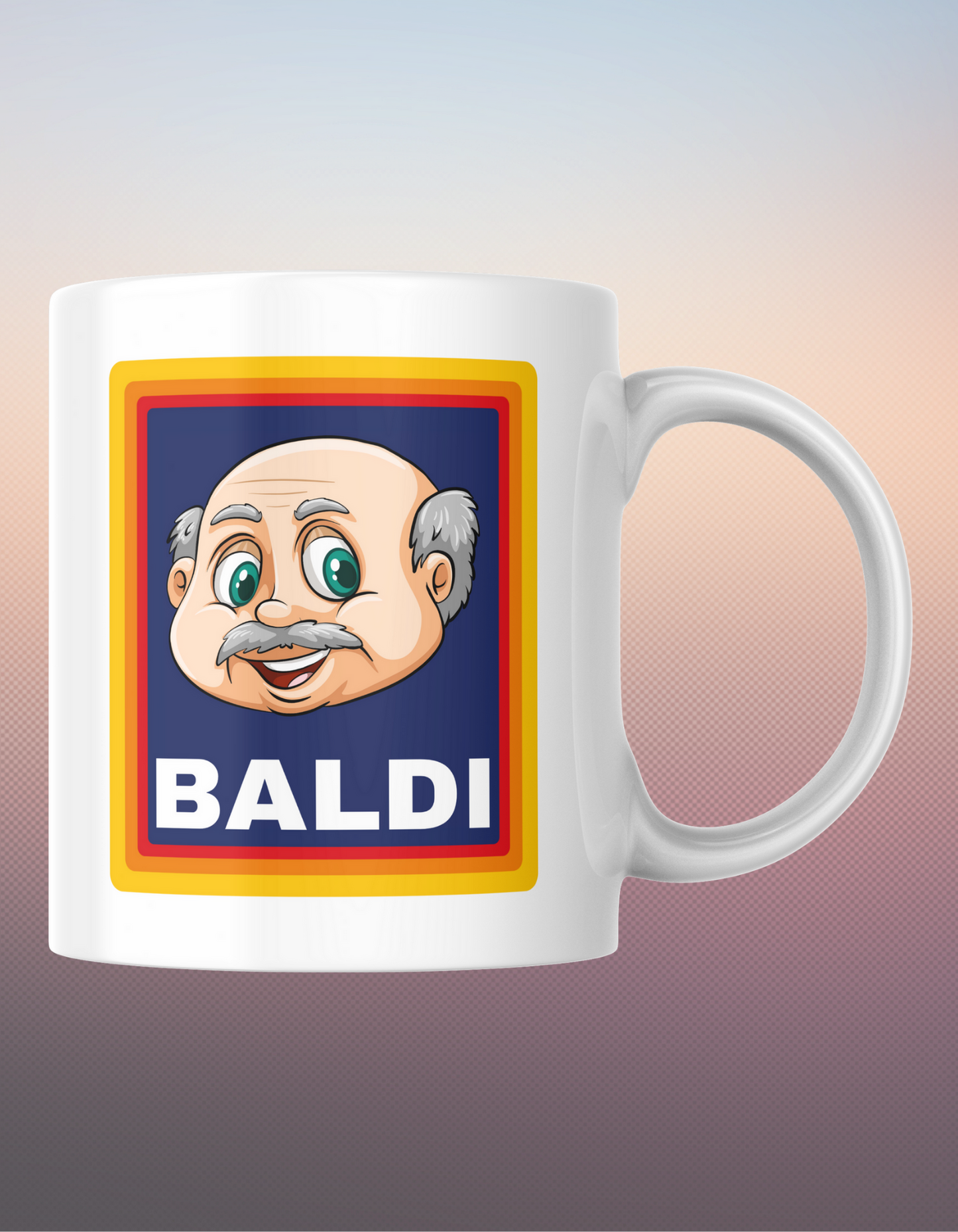 BALDI Mug – Hilarious Aldi Parody Edition - Designed by Printfield