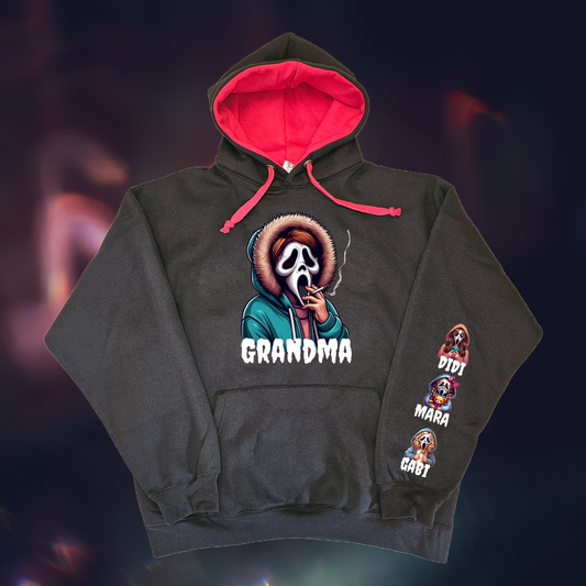 Halloween Hoodie - Grandma Scream