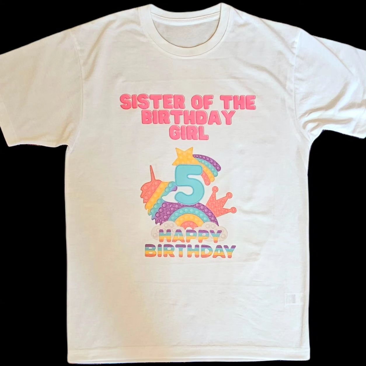 Anniversary tshirt - Pop it Design - Sublimation - Designed by Printfield