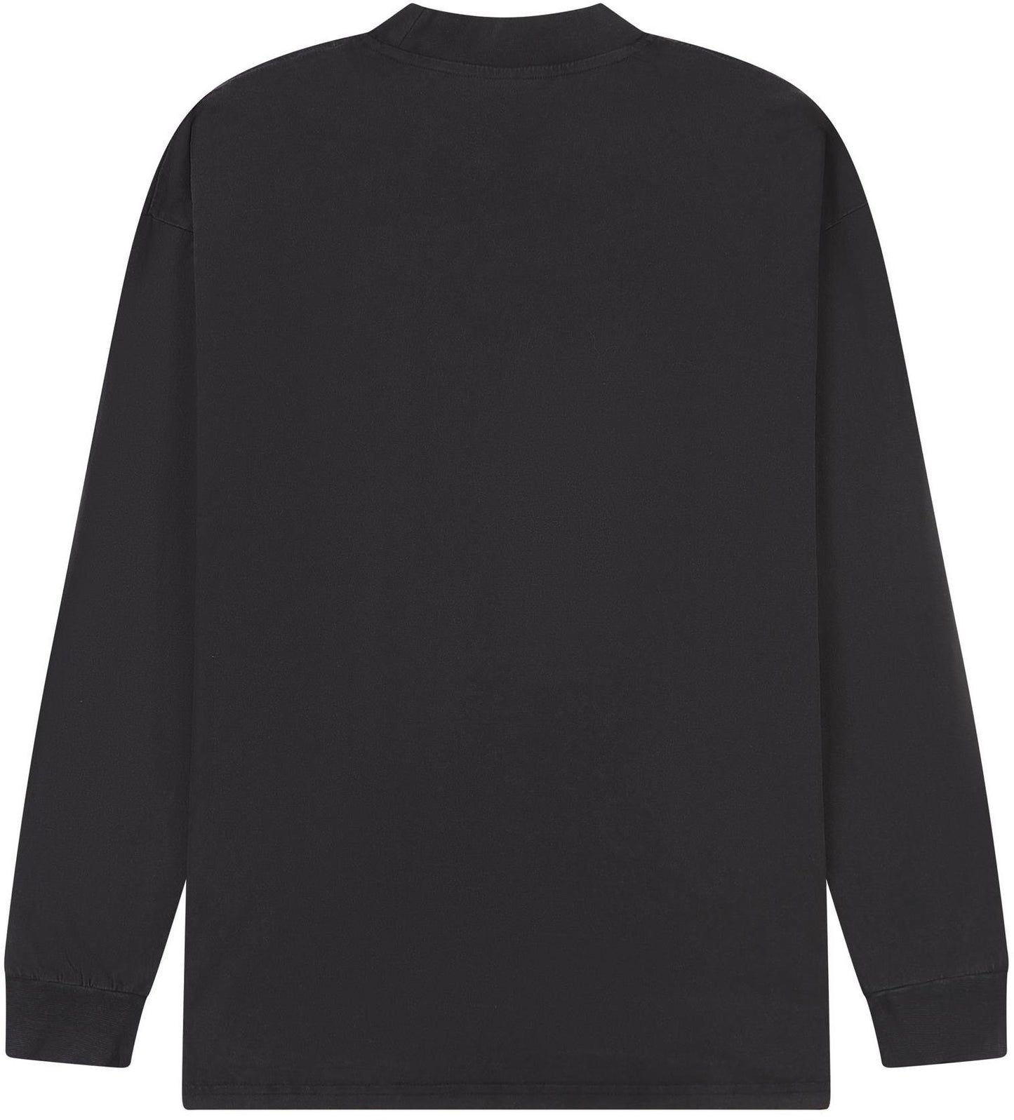 Acid Wash Oversized Extended Neck Long Sleeve T-Shirt – Adult Unisex