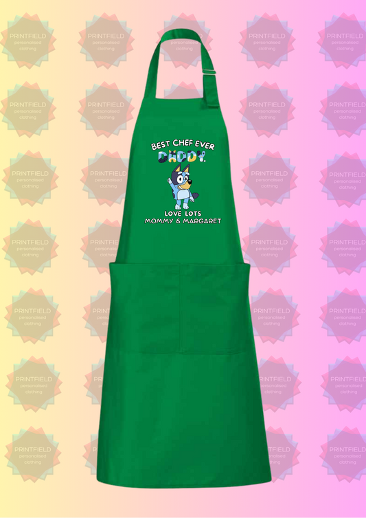 Personalised SOL'S Gala Long Bib Apron - Best Chef Ever