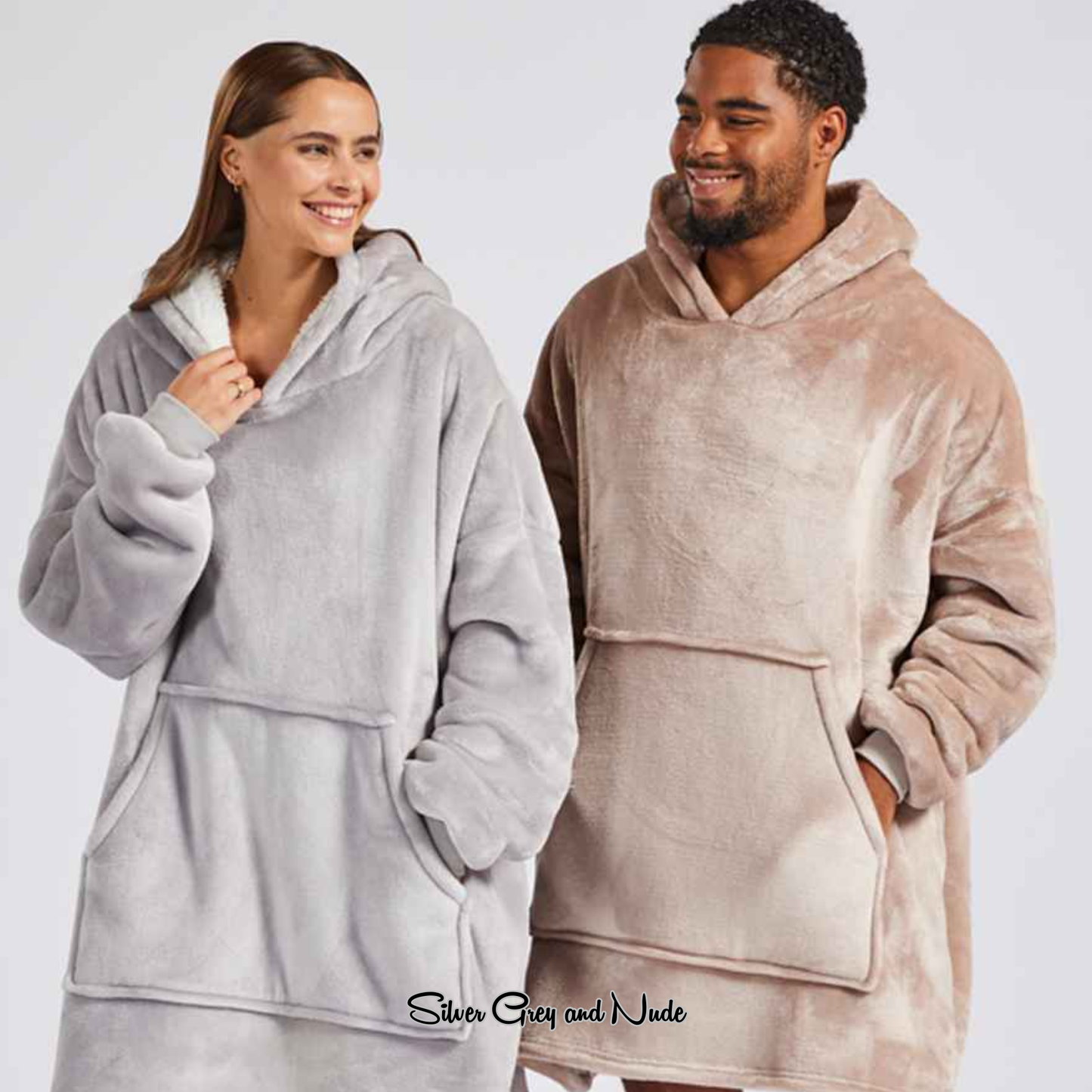 Brand Lab Oversized Hooded Blanket – Super Soft Wearable Blanket (Personalised on Demand)