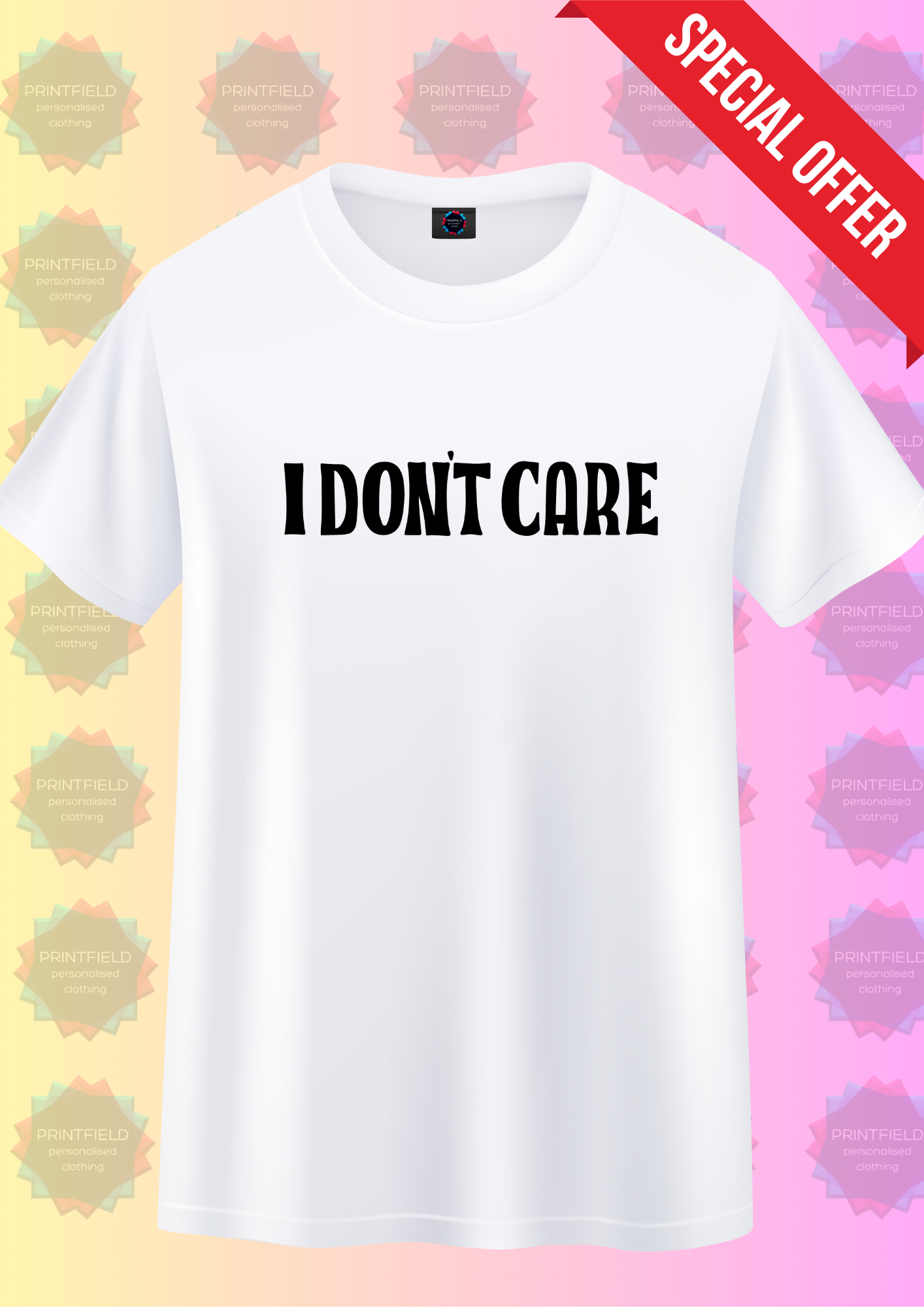 "I Don’t Care" T-Shirt – Summer Sale Special