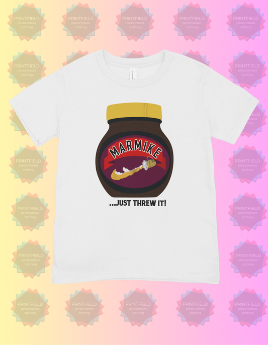 Marmike T-Shirt - Marmite Parody Version