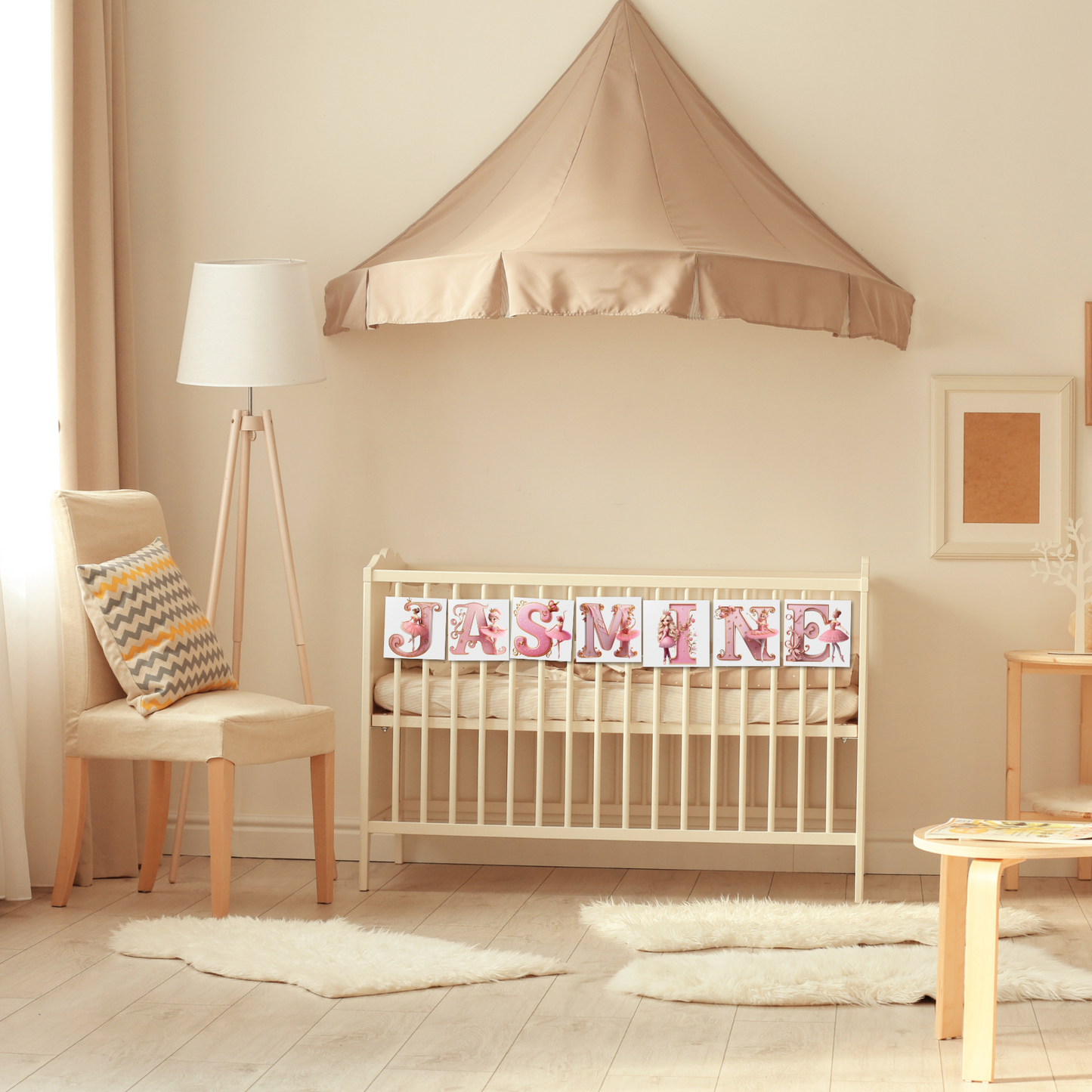 Decorative Canvas Letters-Baby’s name-Price per letter - Designed by Printfield