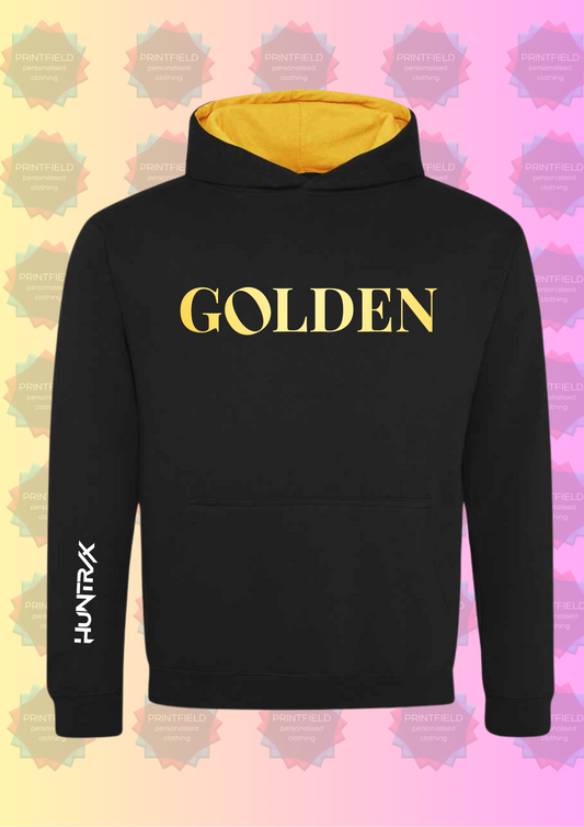 K Pop Demon Hunters - Golden Huntrix Hoodie - Designed by Printfield