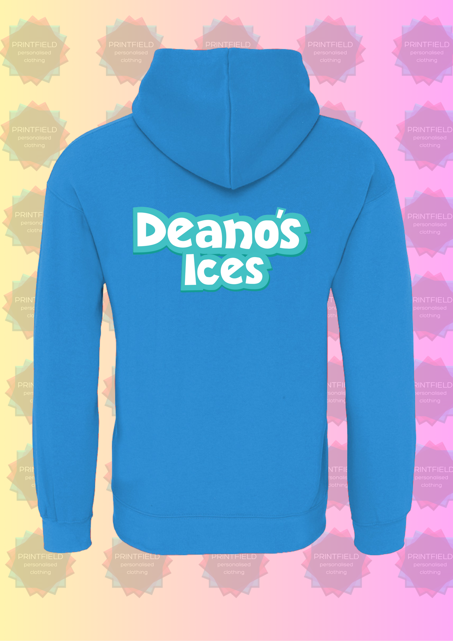 Personalised Premium Contrast Hoodie for Businesses