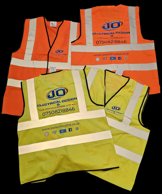 Personalised Workwear - Warrior High Visibility Waistcoat