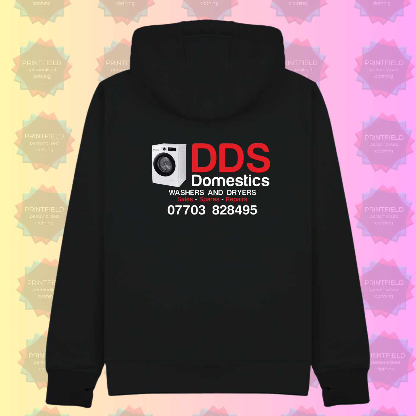 Premium Personalised Workwear Hoodie – Adult, Heavyweight UltraSoft