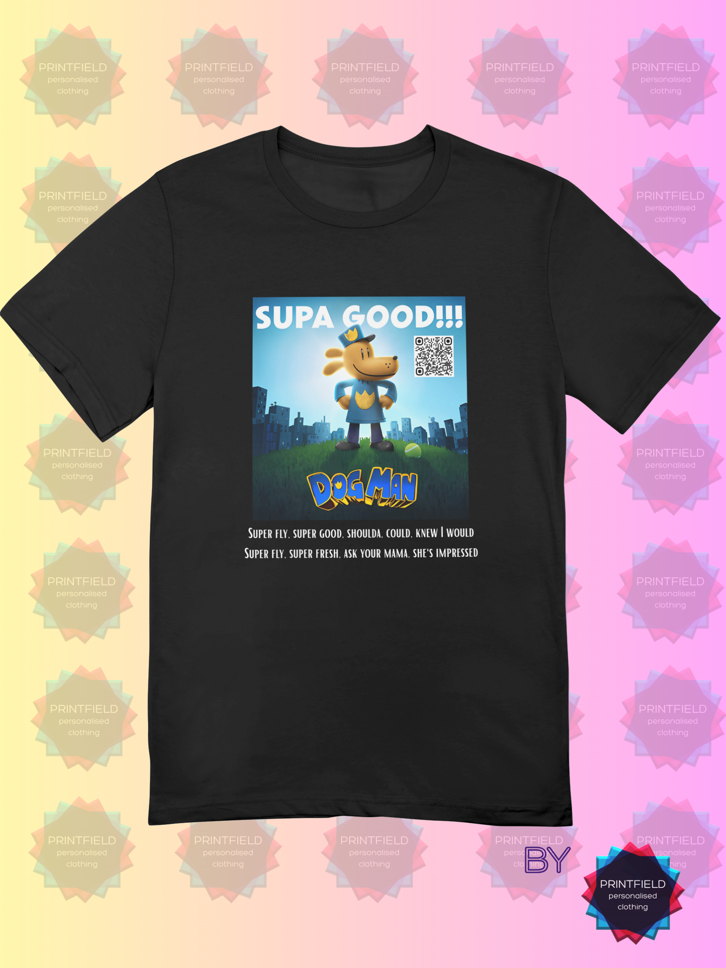 SUPA GOOD - DOG MAN - Kids T-Shirts