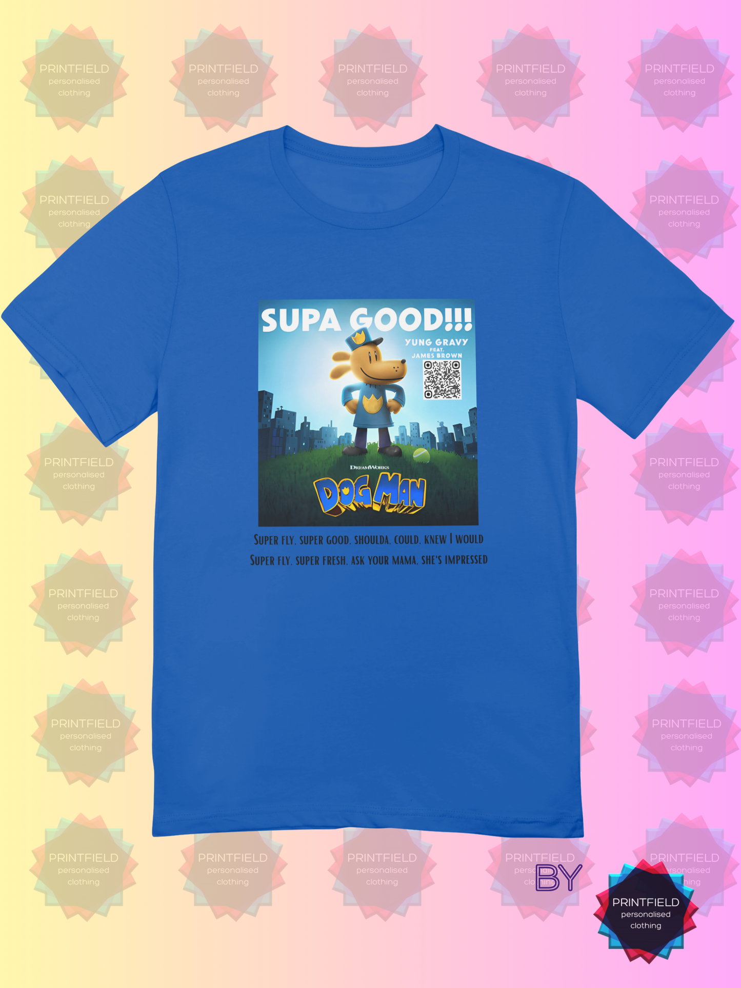 SUPA GOOD - DOG MAN - Kids T-Shirts