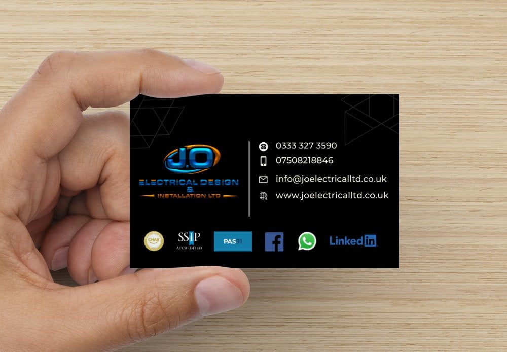 Personalised Standard Business Cards - 250 pcs - 8.8x5.8 cm