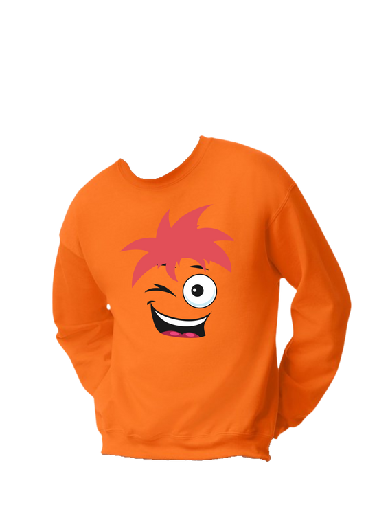 Inside Out Inspired Sweatshirts "Embrace Every Emotion" - Crazy Face - Designed by Printfield