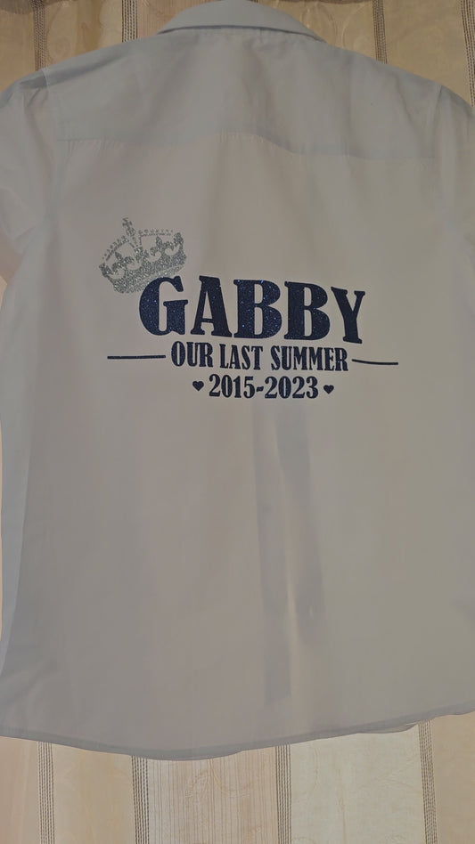 Personalised Leavers Shirts – Customer-Provided Shirts - Designed by Printfield