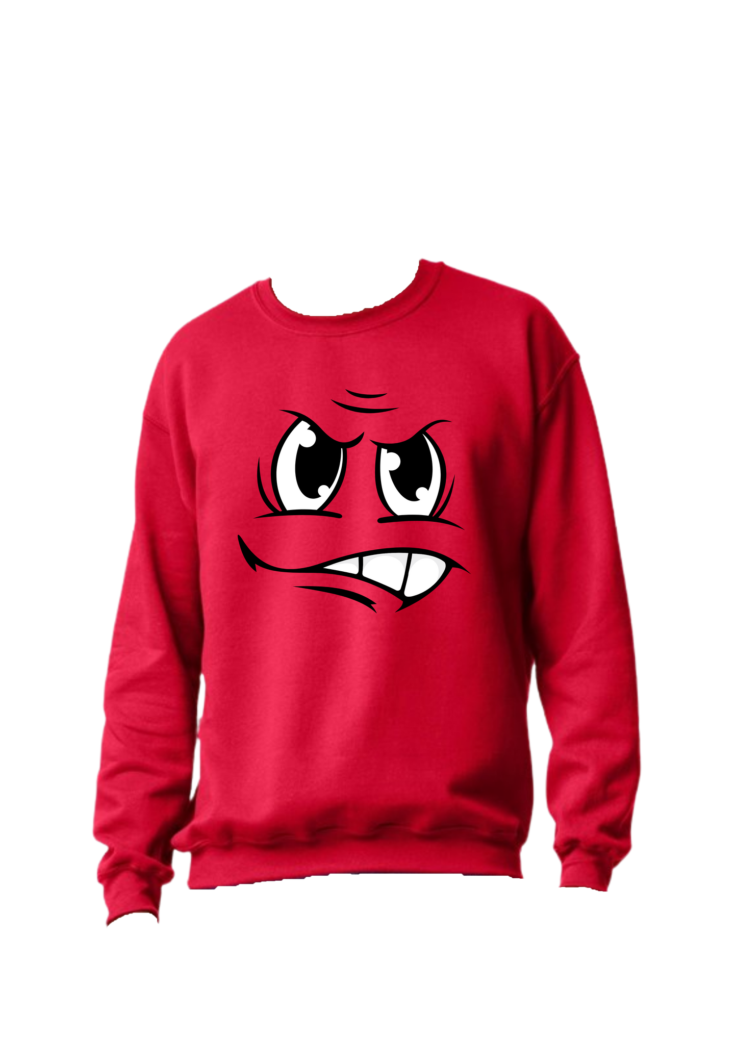 Inside Out Inspired Sweatshirts - "Embrace Every Emotion" - Angry Face - Designed by Printfield