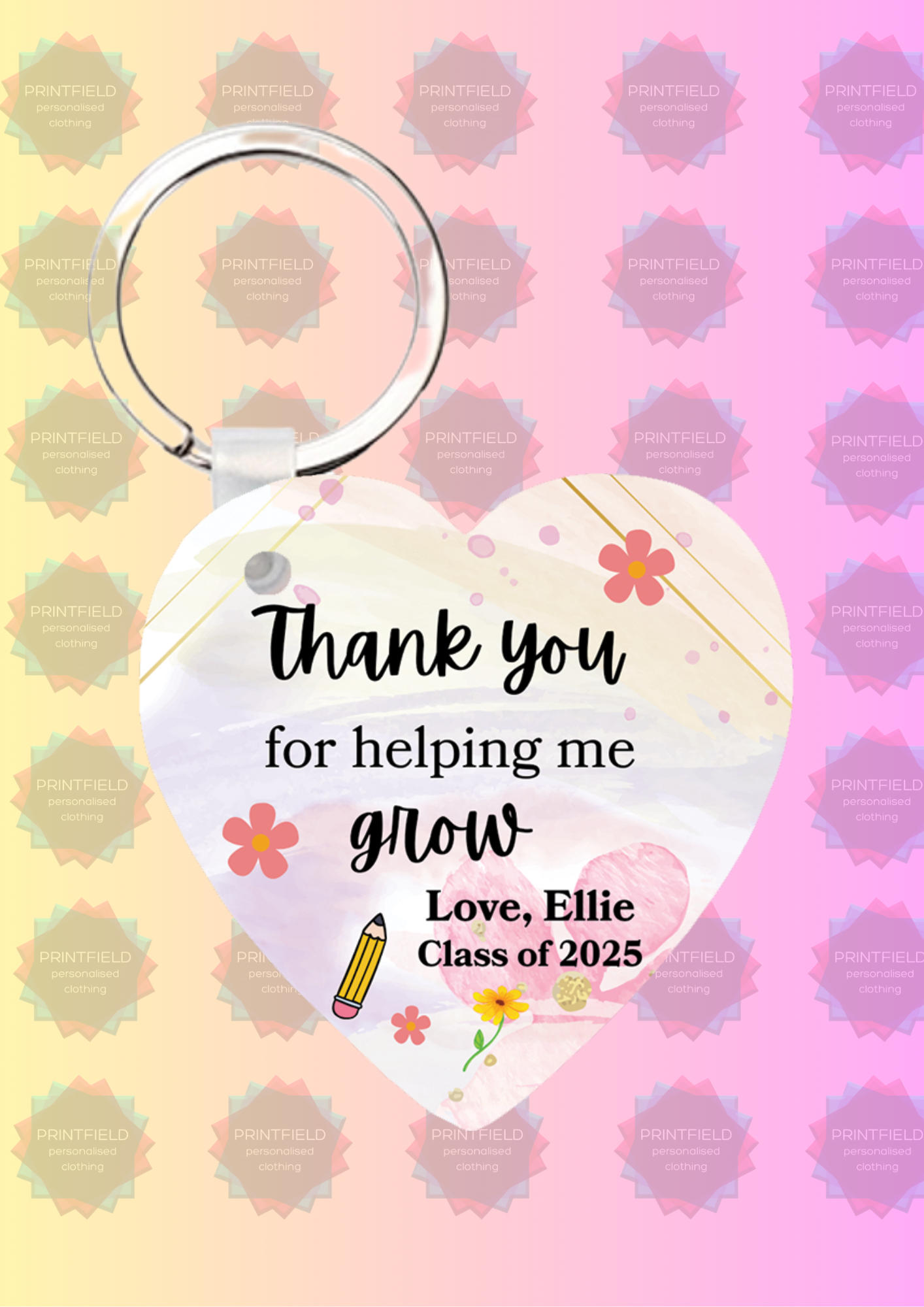 Personalised Keyrings – Great for Teachers & More!