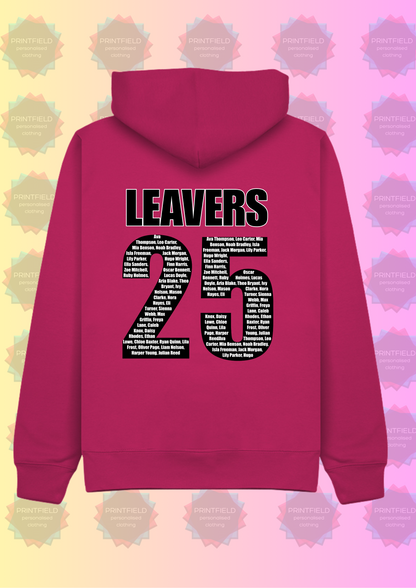 🎓 Personalised Leavers Hoodie – Class of 2025 - designed by Printfield