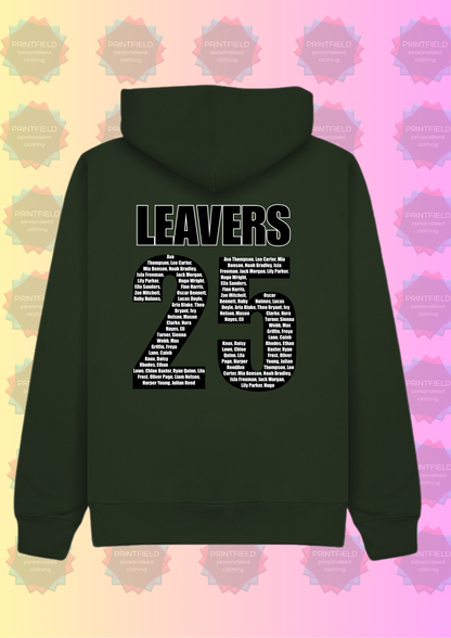🎓 Personalised Leavers Hoodie – Class of 2025 - designed by Printfield