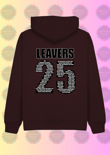 🎓 Personalised Leavers Hoodie – Class of 2025 - designed by Printfield