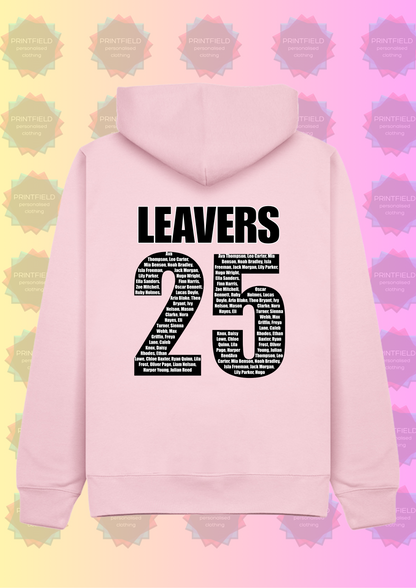 🎓 Personalised Leavers Hoodie – Class of 2025 - designed by Printfield