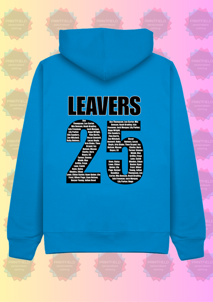 🎓 Personalised Leavers Hoodie – Class of 2025 - designed by Printfield