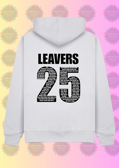 🎓 Personalised Leavers Hoodie – Class of 2025 - designed by Printfield