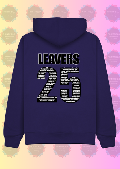 🎓 Personalised Leavers Hoodie – Class of 2025 - designed by Printfield