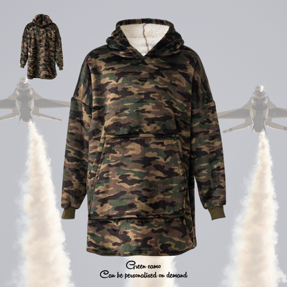 Brand Lab Oversized Hooded Blanket – Super Soft Wearable Blanket (Personalised on Demand)