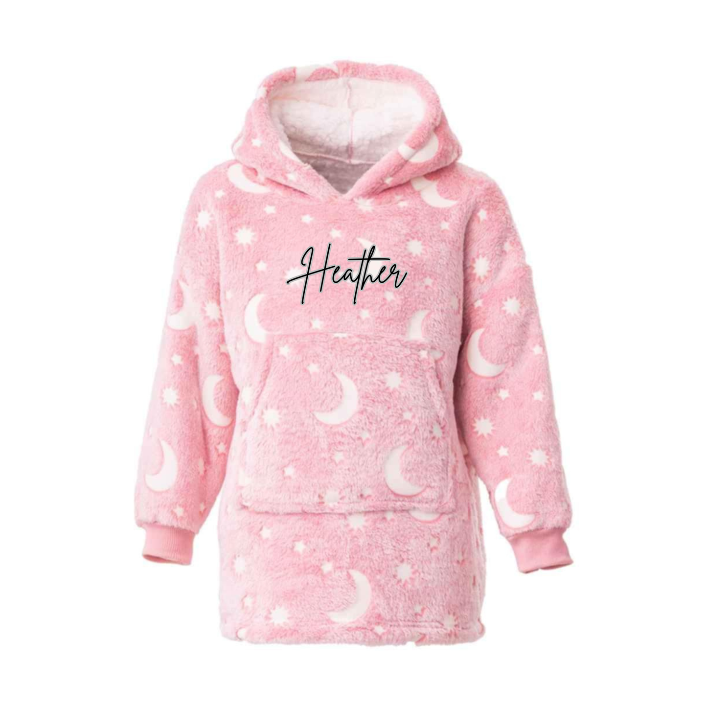 Brand Lab Oversized Hooded Blanket – Super Soft Wearable Blanket (Personalised on Demand) - kids version