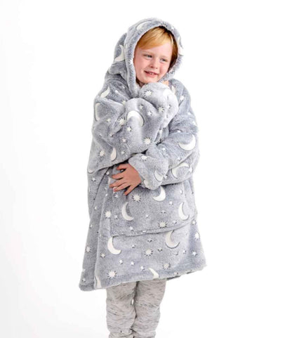 Brand Lab Oversized Hooded Blanket – Super Soft Wearable Blanket (Personalised on Demand) - kids version