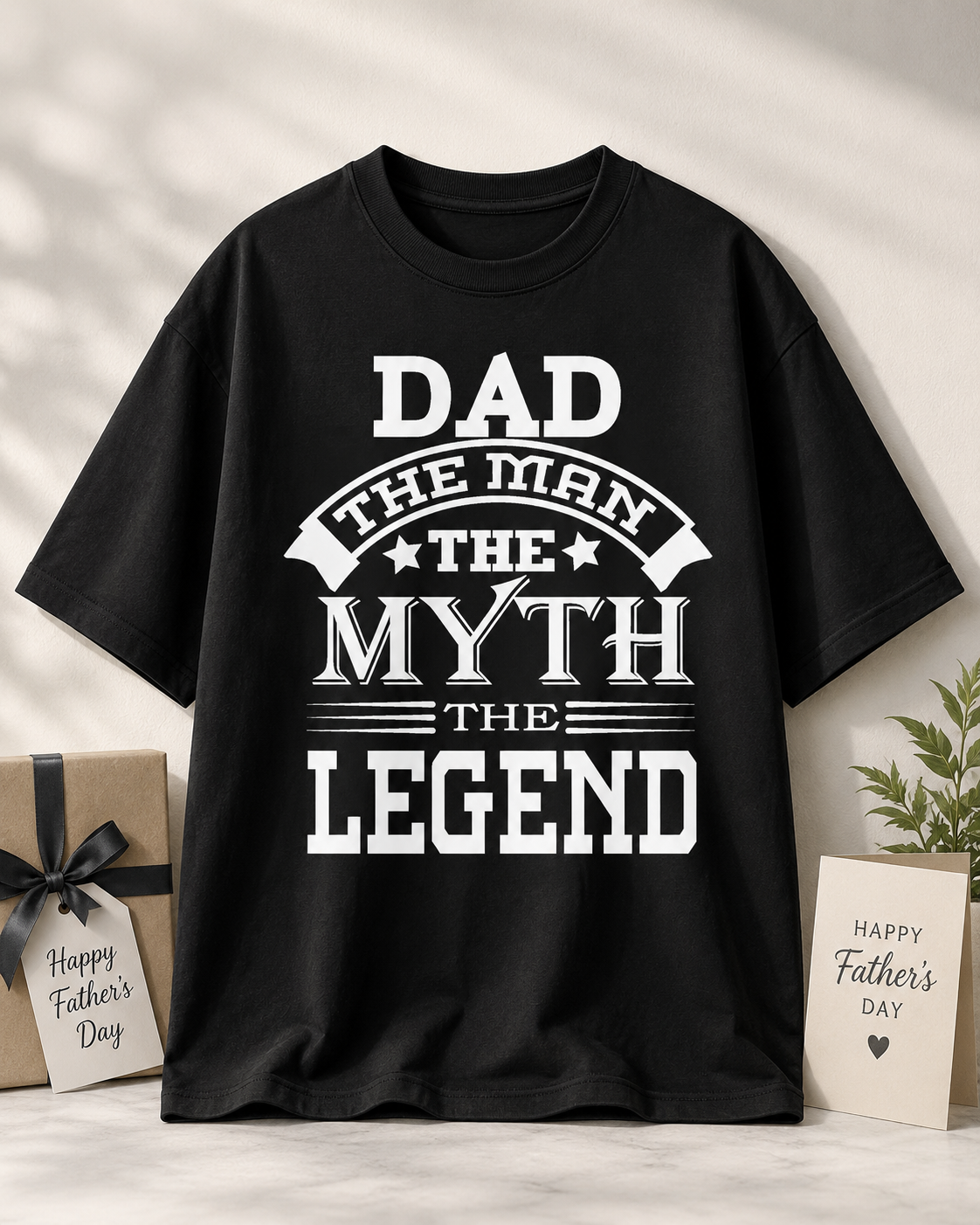 Dad The Man The Myth The Legend Oversized T-Shirt – Father’s Day Gift