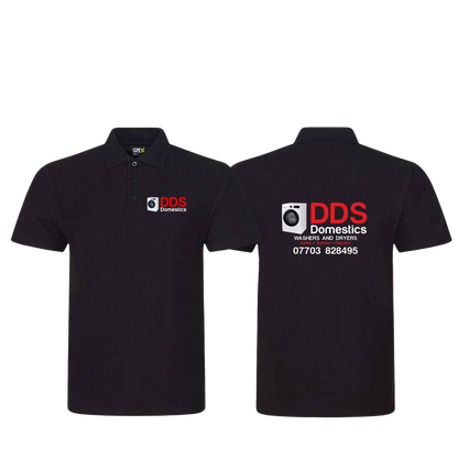 Premium Personalised Work Polo T-Shirt – Custom Front & Back Logo