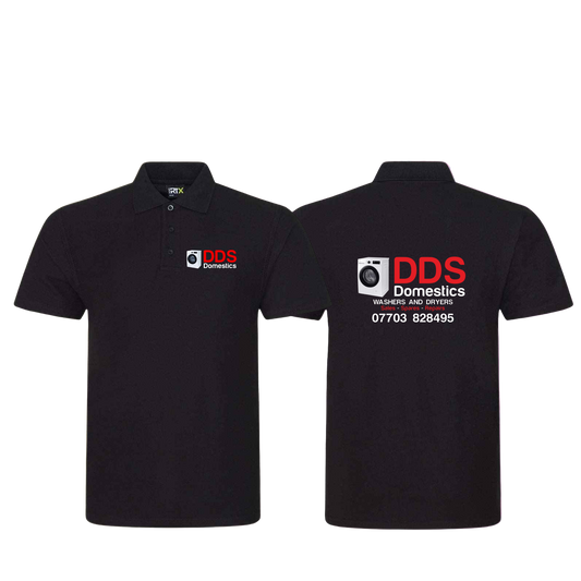 Premium Personalised Work Polo T-Shirt – Custom Front & Back Logo