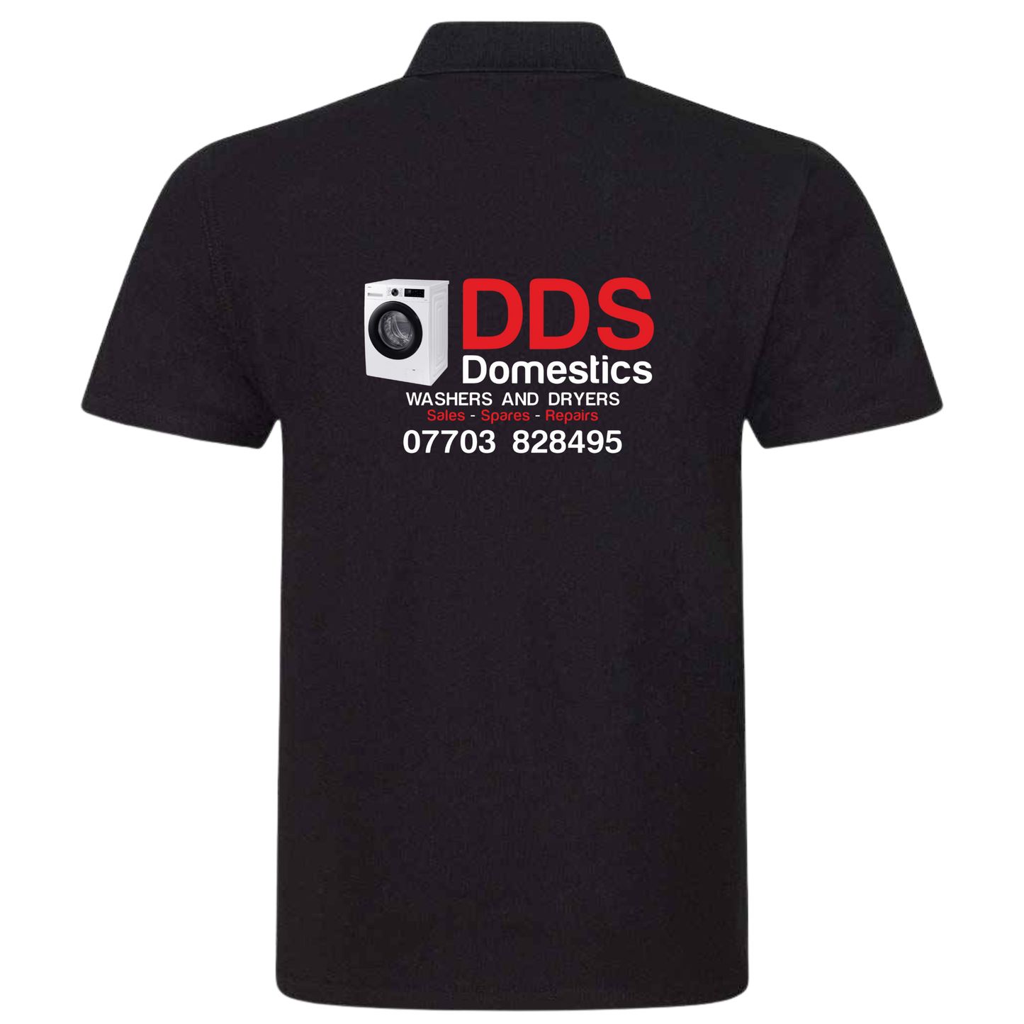 Premium Personalised Work Polo T-Shirt – Custom Front & Back Logo