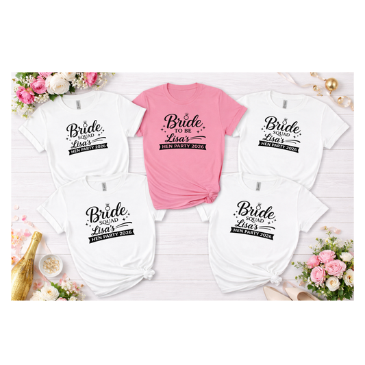 Hen Do Party Custom T-shirts