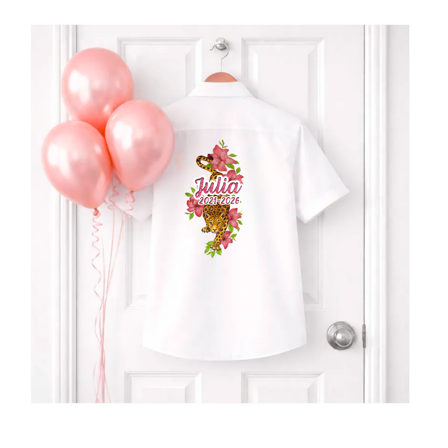 Personalised Leavers Shirt – Class of 2025/2026 – Custom Leavers Shirt with Glitter Name & DTF Print – Shirt Included – Kids & Adults – Fast UK Printfield