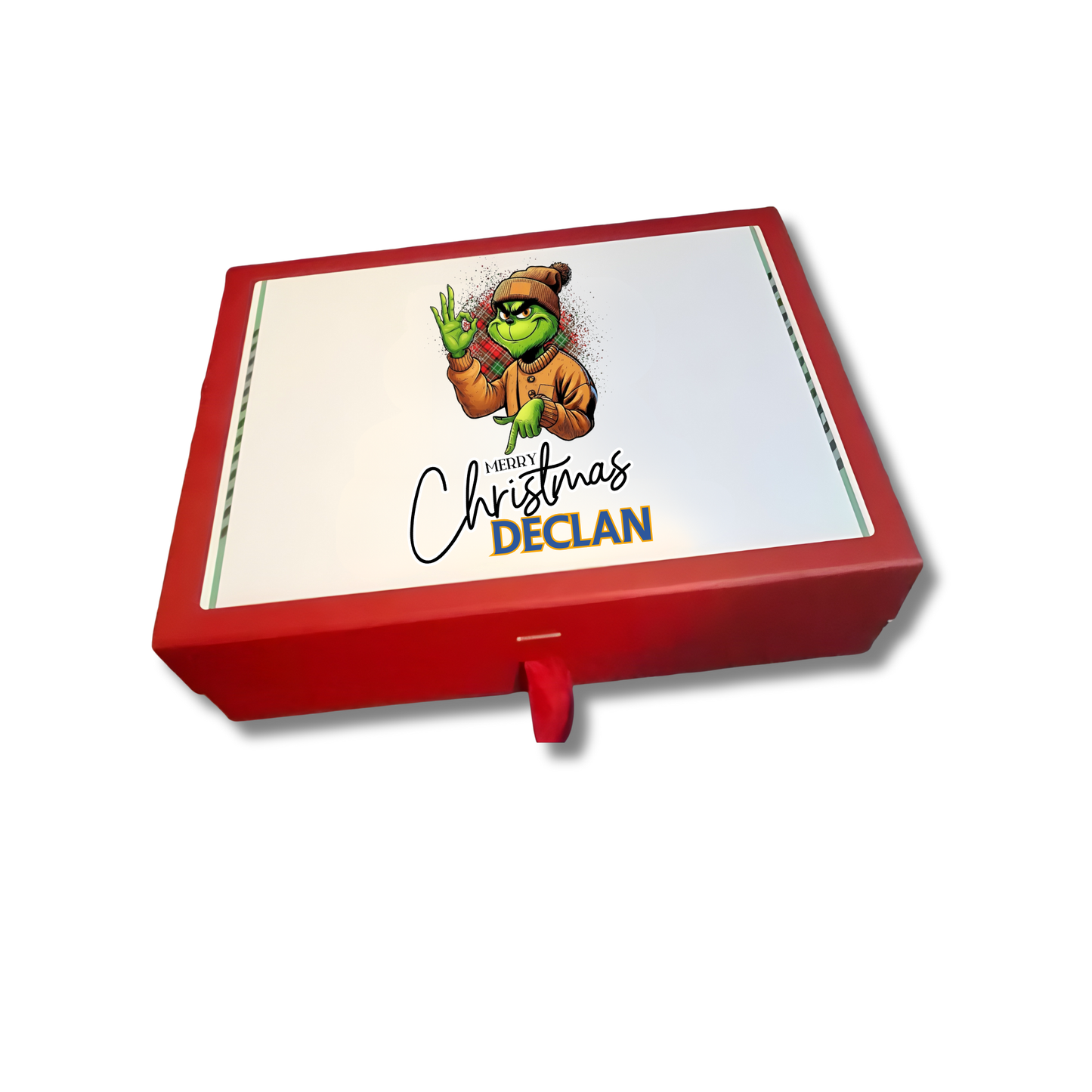 Personalised Manchester City Christmas Gift Box Set, Grinch Plushie & Mug