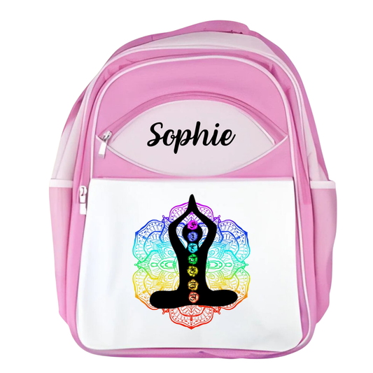 Personalised Youth Backpack – Pink | Printfield Exclusive
