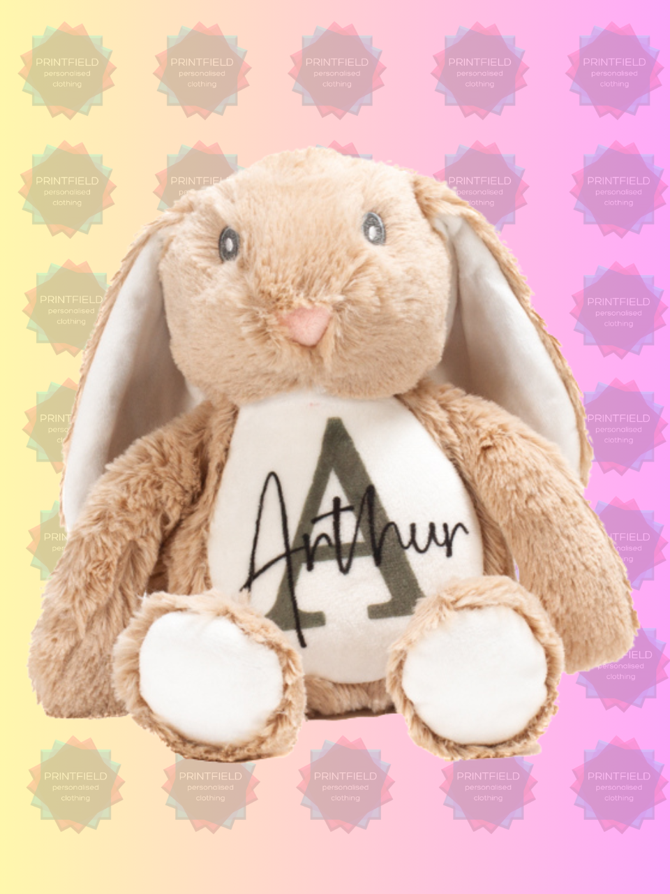 Personalised Rabbit Plush Toy