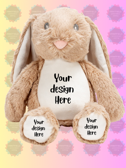 Personalised Rabbit Plush Toy