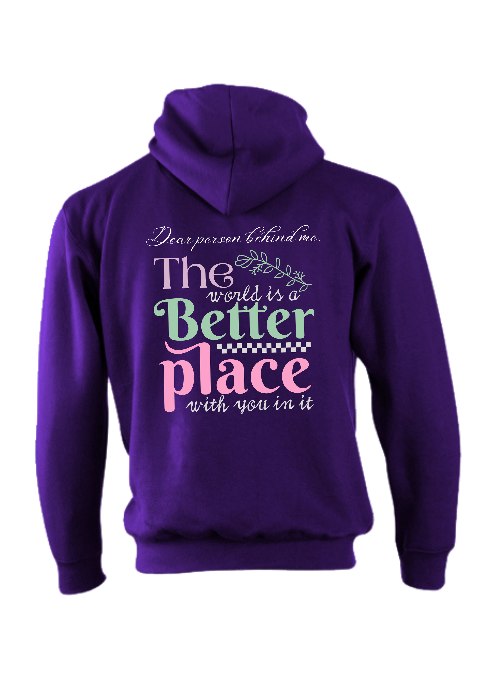 The-World-is-a-Better-Place-purple-hoodie