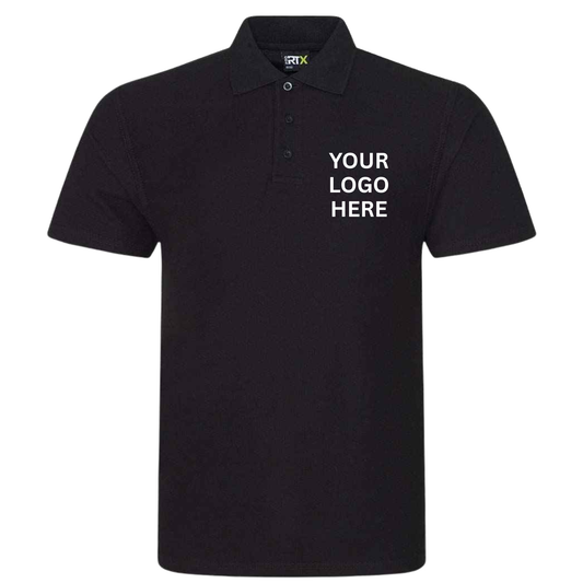 Premium Personalised Work Polo T-Shirt – Custom Front & Back Logo