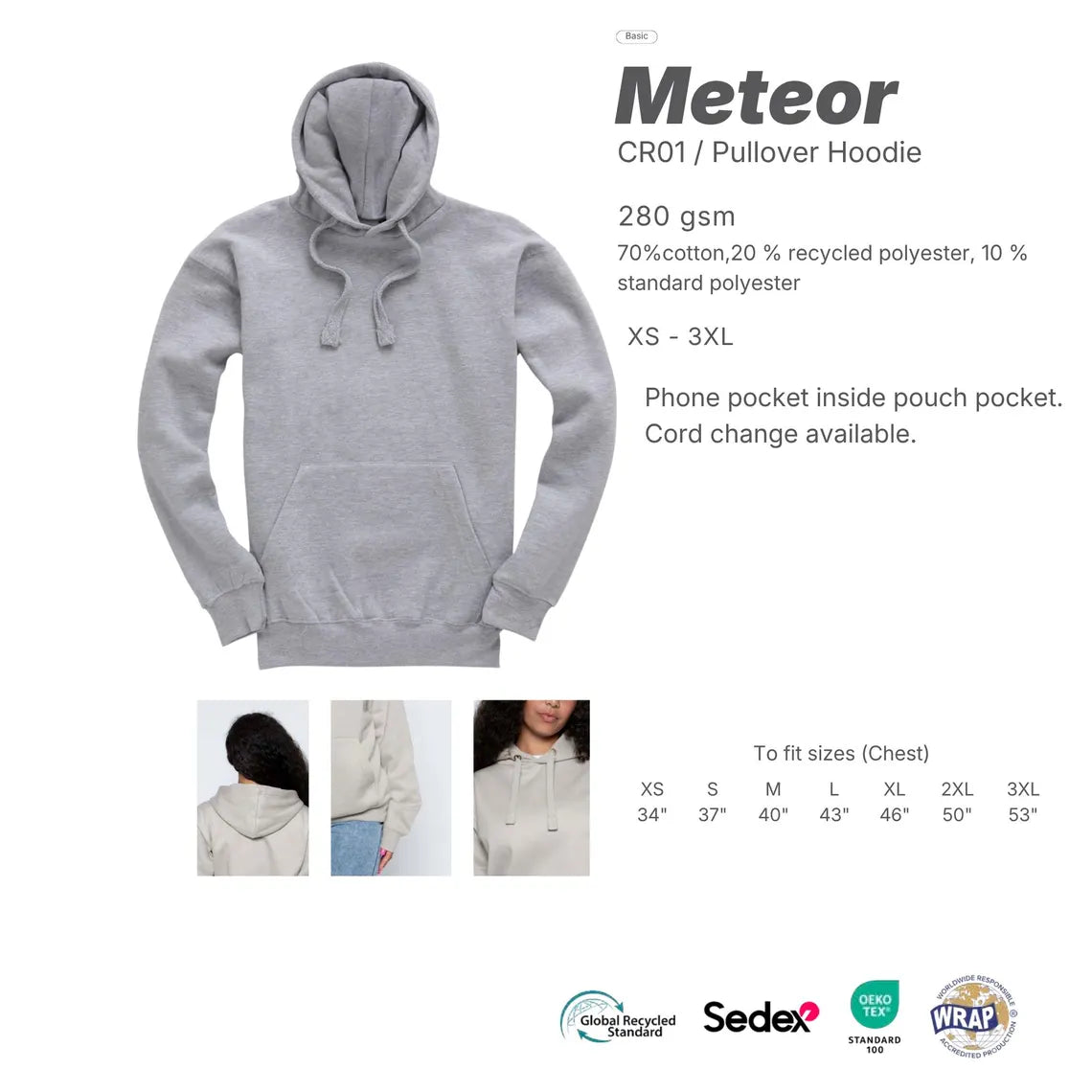 Forklift Certified Driver Hoodie – Grey Workwear Forklift Operators – Gift for Warehouse / Logistics