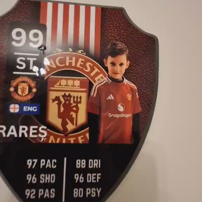 Football Stats Shield - Designed by Printfield
