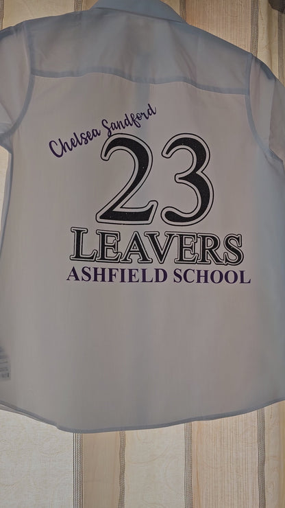 Personalised Leavers Shirts – Customer-Provided Shirts - Designed by Printfield