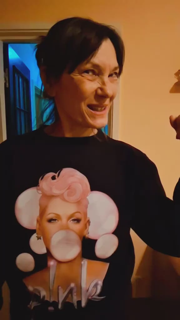 360 view of Pink Bubblegum Cottonridge sweatshirt – printed and packaged by Printfield