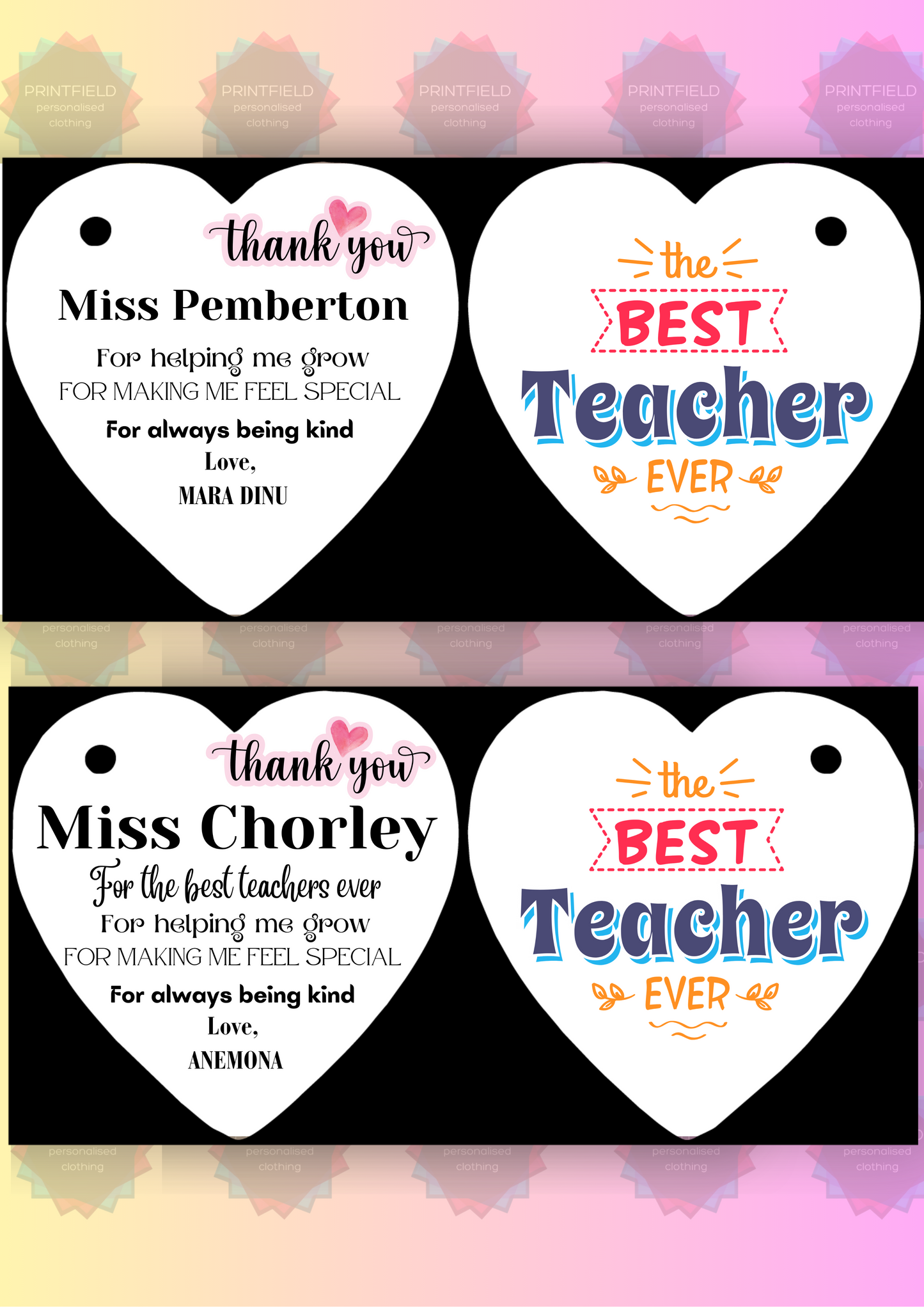Personalised Keyrings – Great for Teachers & More!